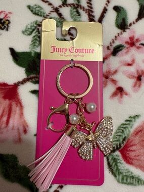 NWT FREE Juicy Couture Gold Keychain FREE ITEM with a purchase of $100